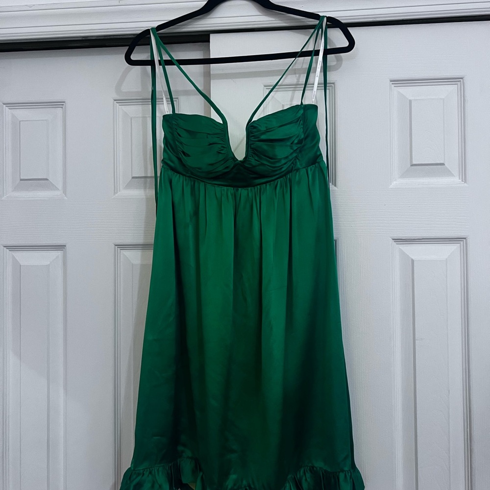 Betsey Johnson Green Midi Dress
